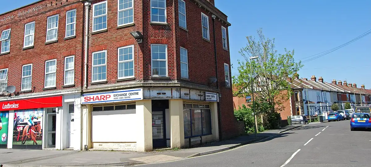 Television repair shop in Stoke Road