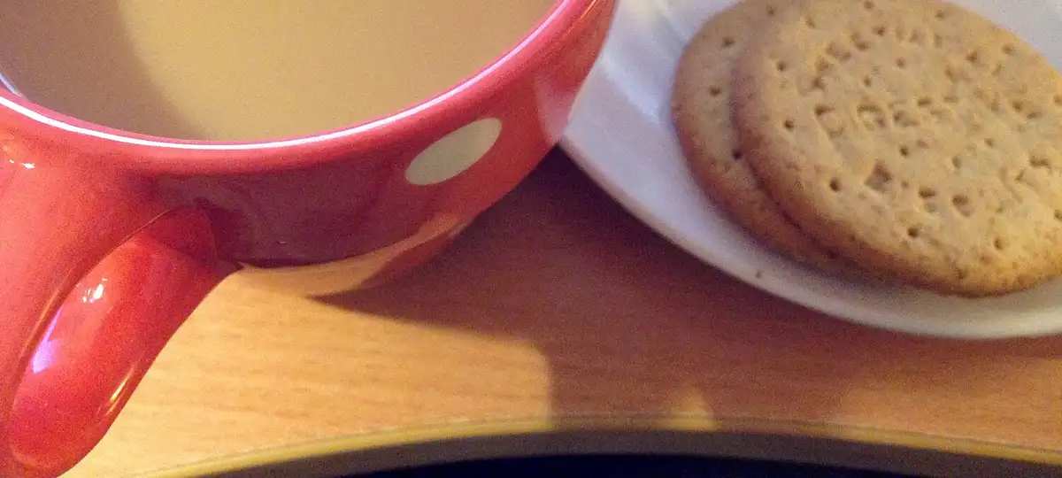 Tea and digestive biscuits