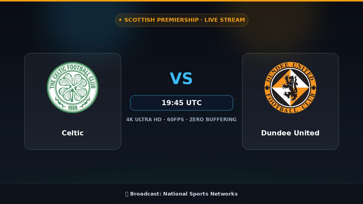 Where to Watch Celtic vs Dundee United Live Stream: TV Channels & Kickoff Time